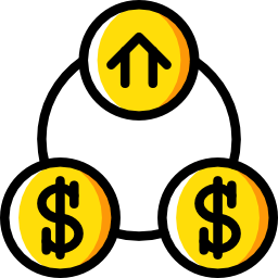 Money flow icon