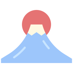 Mount fuji icon