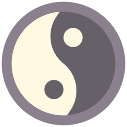 yin yang icona