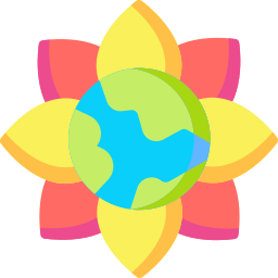 Green earth icon