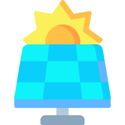 Solar panel icon