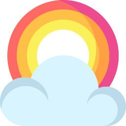 regenboog icoon