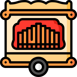 Бочковой орган иконка