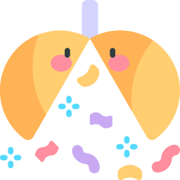 boule de confettis Icône