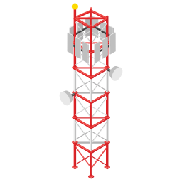 torre di comunicazione icona