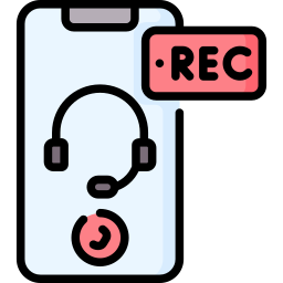 녹음 된 통화 icon