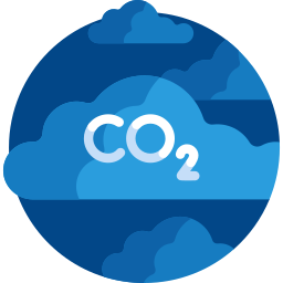 Carbon dioxide icon