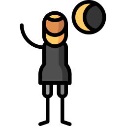 Crescent moon icon