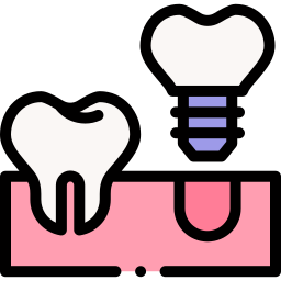 implant dentystyczny ikona