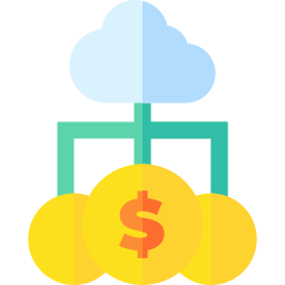 cloud banking Ícone
