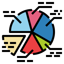 diagramme circulaire Icône
