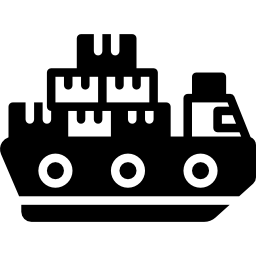 Cargo ship icon