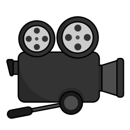 grabadora de vídeo icono