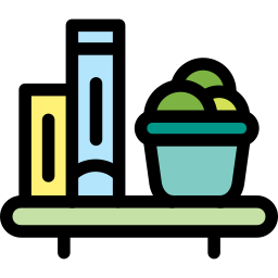 Book shelf icon