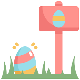 búsqueda de huevos icono