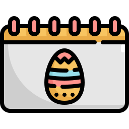 día de pascua icono