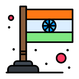 indiase vlag icoon