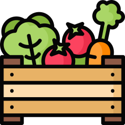 Organic food icon