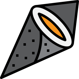 sushi rolle icon