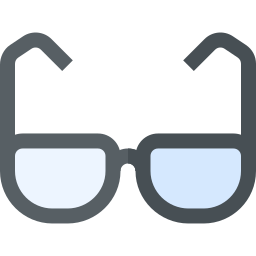 Eye glasses icon