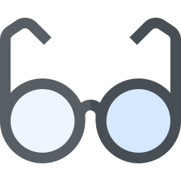 Eye glasses icon