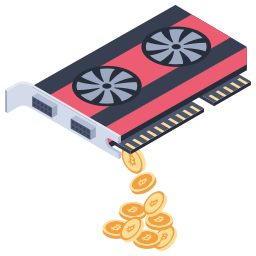 Gpu mining icon