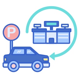 Car parking icon