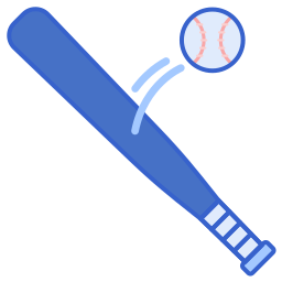 Бейсбольная бита иконка