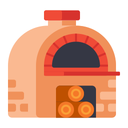 horno de piedra icono