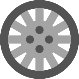 rueda de aleación icono