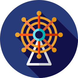 Ferris wheel icon