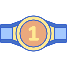 ceinture champion Icône