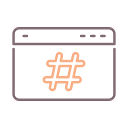 Hashtags icon