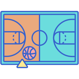 バスケットボールのコート icon