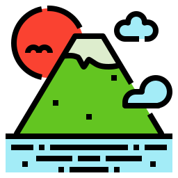 Fuji mountain icon