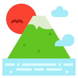 Fuji mountain icon