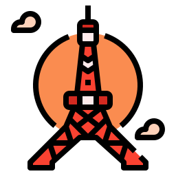 Tokyo tower icon