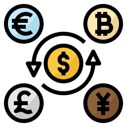 Currency exchange icon