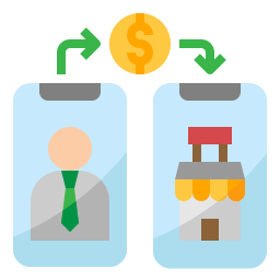 Money transfer icon