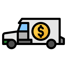 camión del banco icono
