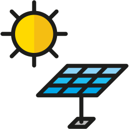 zonnepanelen icoon