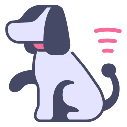 Robotic dog icon
