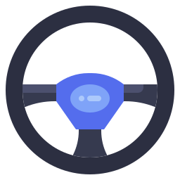 Steering wheel icon