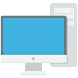 Desktop computer icon