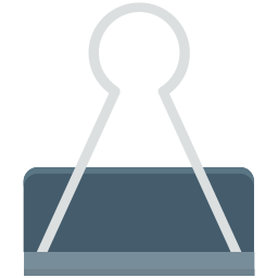 binder clip icoon