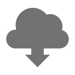 téléchargement cloud Icône