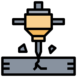 martello pneumatico icona