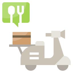 Food delivery icon