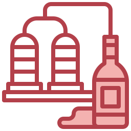 destilación icono