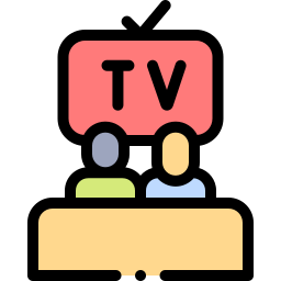 televisie kijken icoon